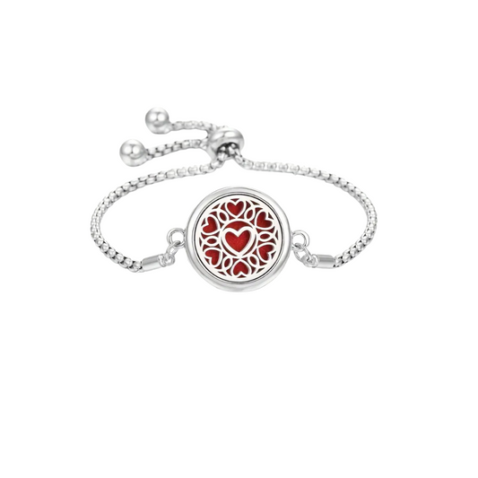 Heart Perfume Diffuser Bracelet